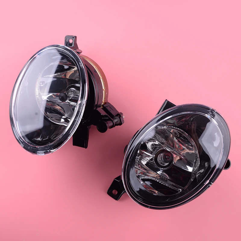 1 пара Прозрачные передние противотуманные фары светильник светодиодный сборки
