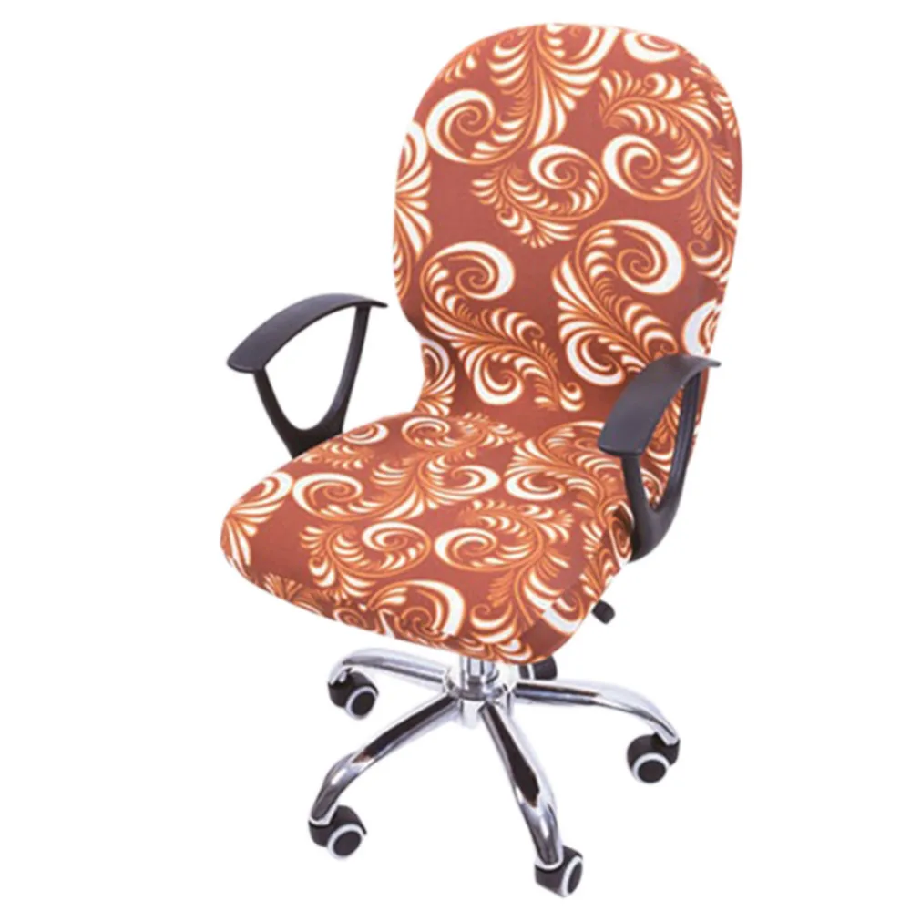 Чехол на офисное кресло эластичное покрытие из спандекса для компьютерных