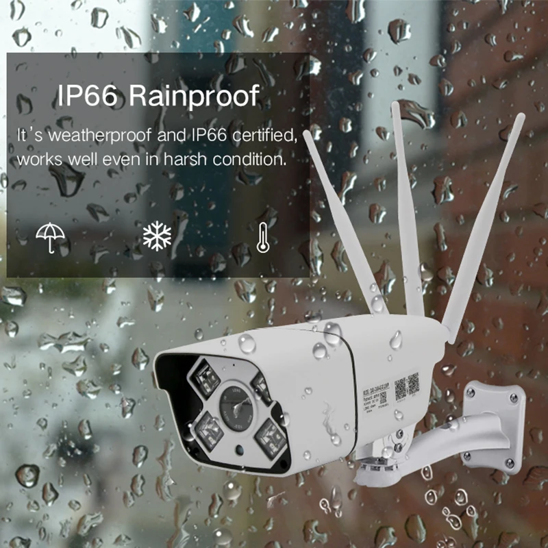 Ip-камера 1080P 4G Wifi камера с функцией обнаружения движения HD ночное видение