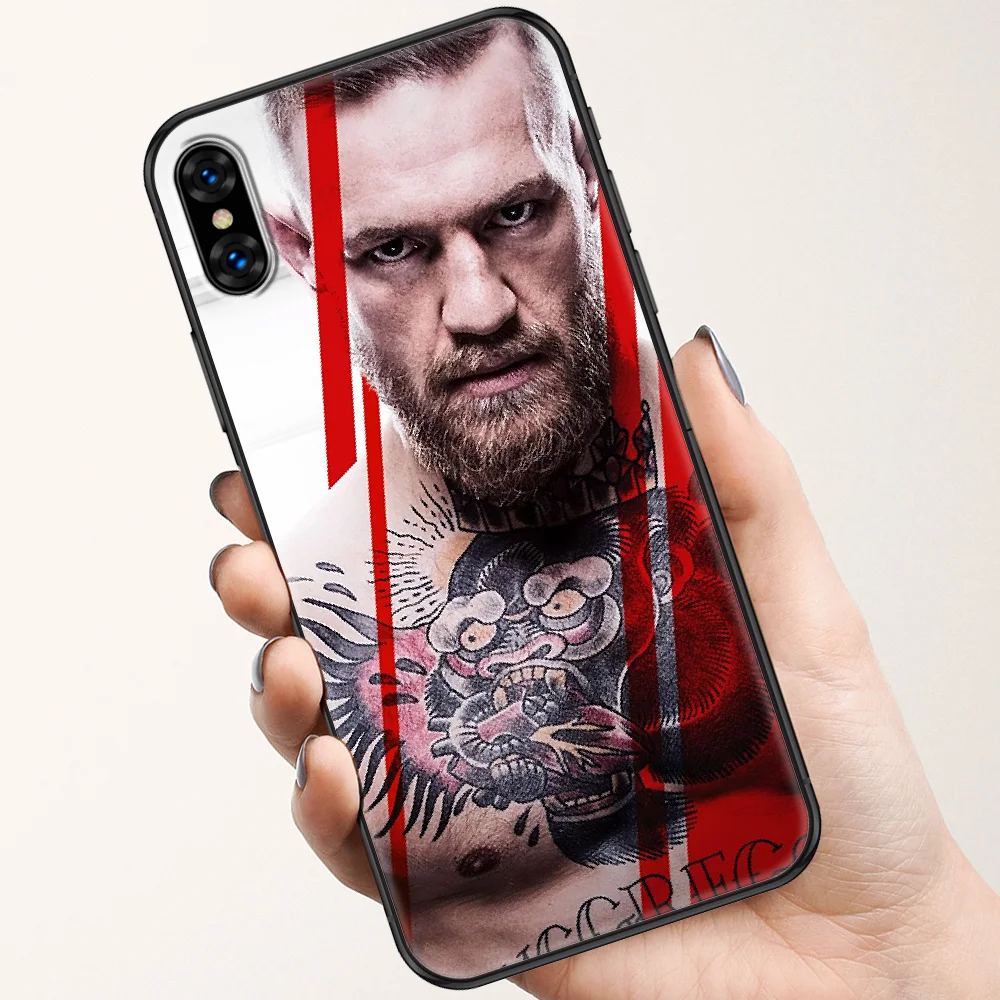 Чехол Conor McGregor для iphone SE 2020 6 6S 7 8 11 12 13 Mini Plus X XS XR Pro Max черный Модный чехол - купить по