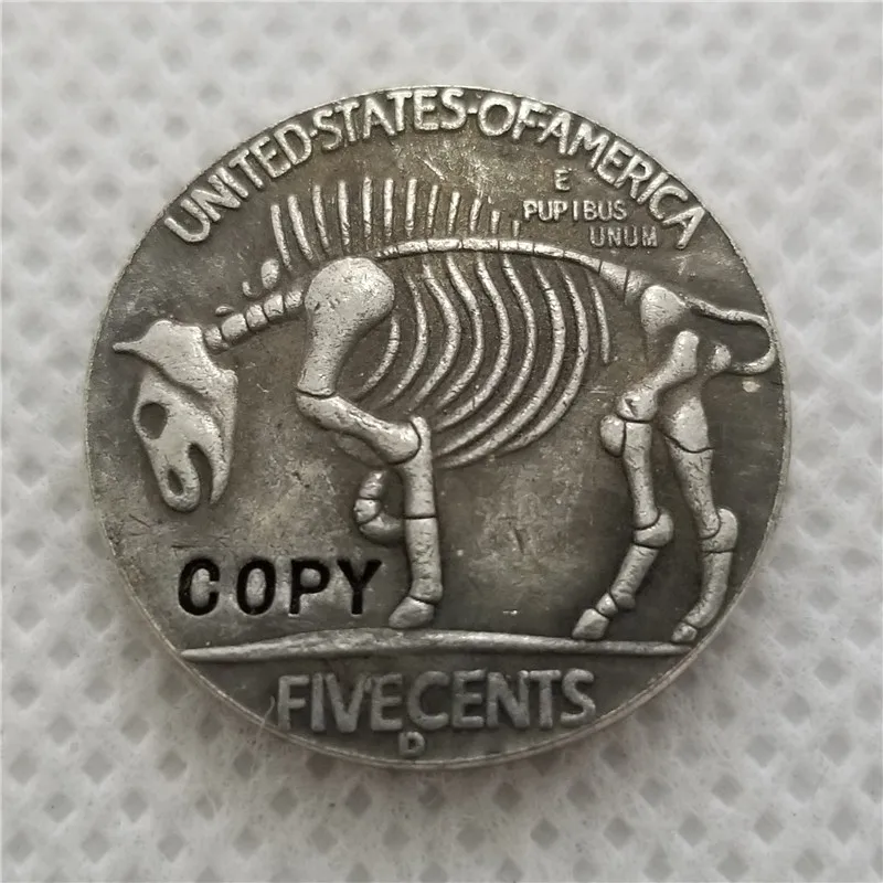 Hobo Nickel Coin_Type #41_1936-D BUFFALO NICKEL COIN COPY | Дом и сад