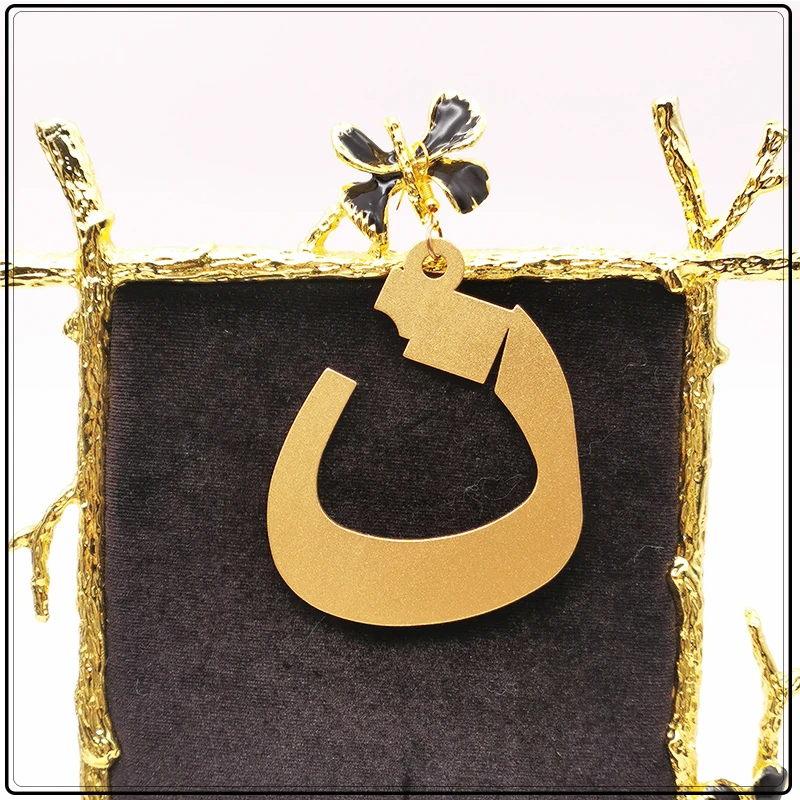 

Pair Designer Goth Golden Metal Unique Earrings For Women Vintage Punk Kpop Coco Boho Eardrop Gothic Accessories Fashion Jewelry