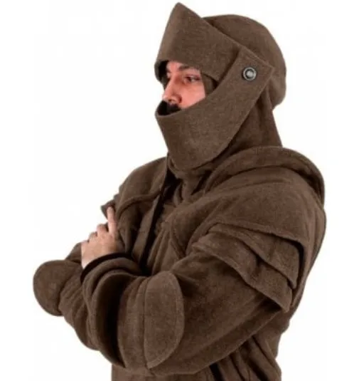 Защита на Хэллоуин Мужская защита для локтя с капюшоном и шнурком маска чехол