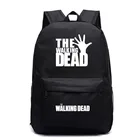 Модные школьные ранцы Ходячие мертвецы, школьные ранцы для подростков, детский рюкзак унисекс, дорожная сумка для ноутбука