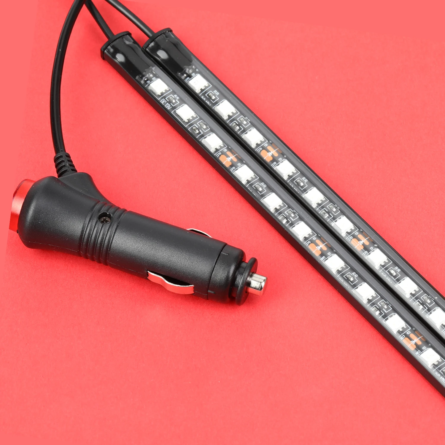 Светодиодная лента RGB для салона автомобиля неоновая декоративная лампа