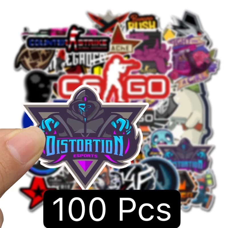 2 pack (100pcs) 50 шт.* 2 лот CS GO наклейка s мотоцикл Аниме игра наклейка для мальчиков ноутбук забавные граффити наклейка s Mix водонепроницаемый Pegatinas - Цвет: 2 pack (100pcs)