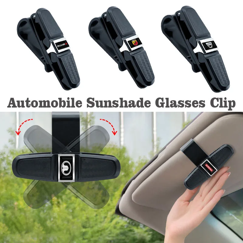 

Car Black Glasses Card Holder for Honda Civic XR-V HR-V City Accord Odyssey Spirior CRV Jazz Fit Firza 125 Crv Auto Accessories