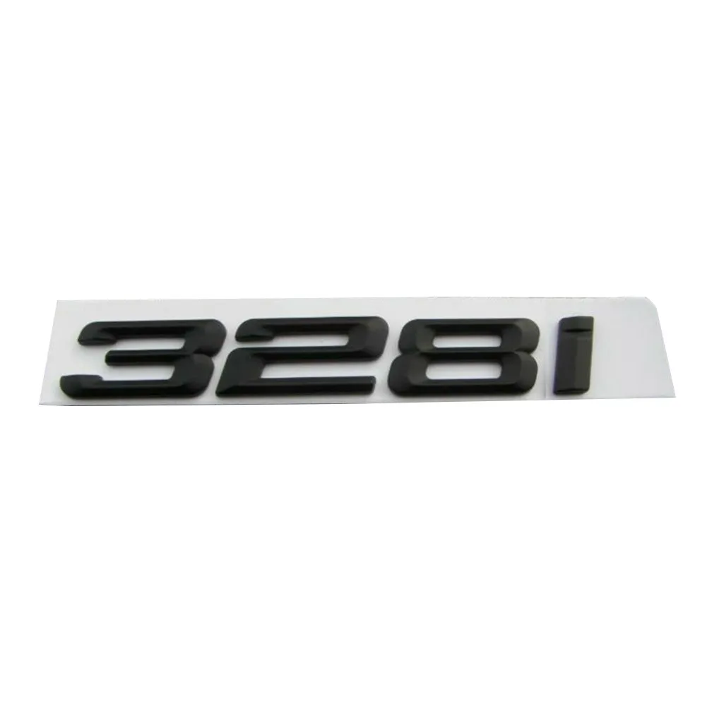 

Автомобильная наклейка с буквами 328i номер ABS пластик значок черный для BMW 3 серии