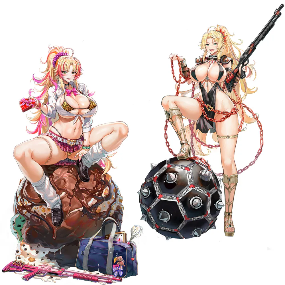 

Hot Barbariana Anime Sexy Girl for Last Origin Game Pvc Sticker for Car Bike Motorcycle Laptop Motorcycle Helmet Auto Decoration