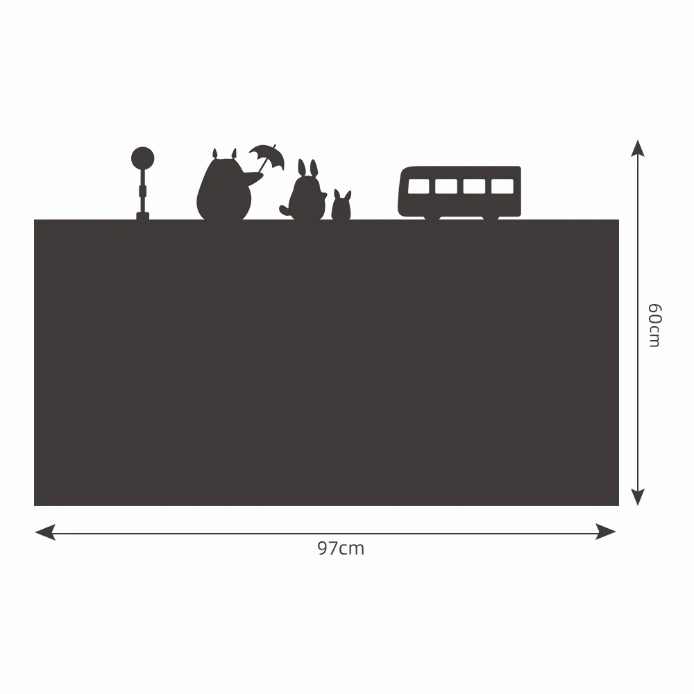 

Soft Whiteboard Chalkboard Removable Vinyl Wallpaper Drawing Writing Graffiti Blackboard Stickers Kids Educational Learning Toys