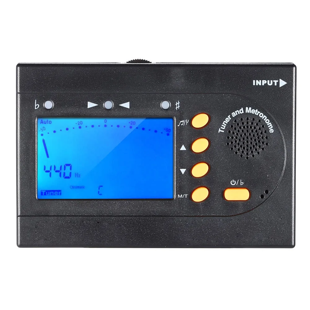 Новый стиль гитарный тюнер Хроматическая фотомагнитола портативный прибор для