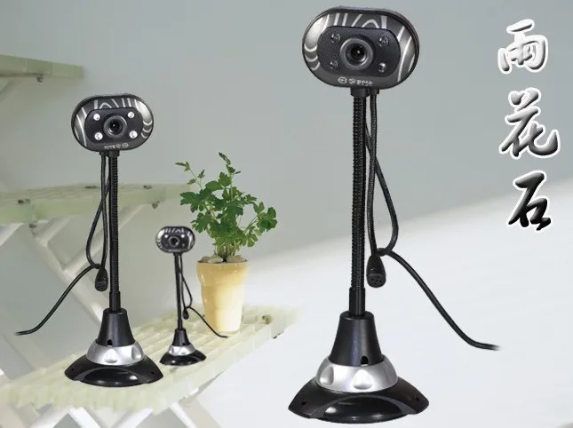 USB микрофон Angala Tian настольный HD веб камера встроенная Ночная светодиодная