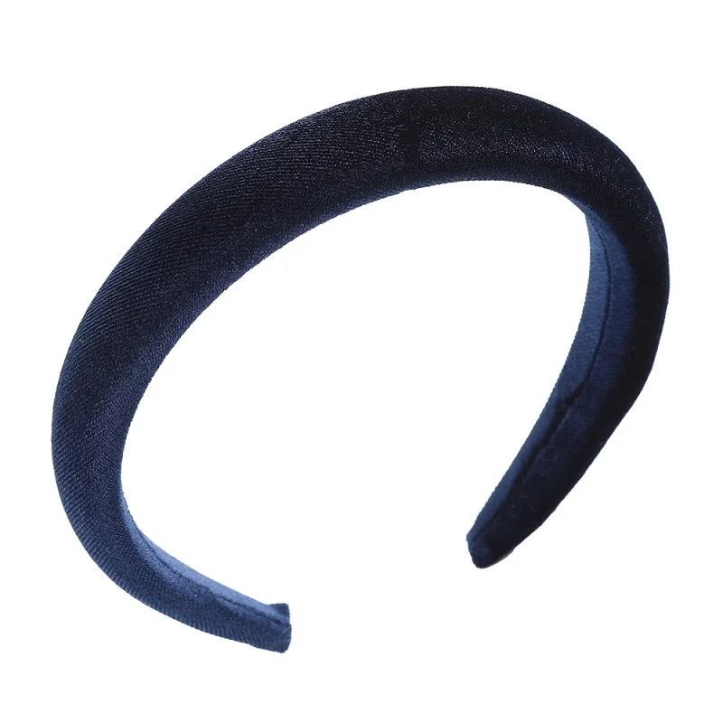 LEVAO Sponge Solid Color Hair Hoop Headband Velvet Headbands For Women Girls Non-slip Hairbands Hair Accessories Thin Edge hair band for ladies