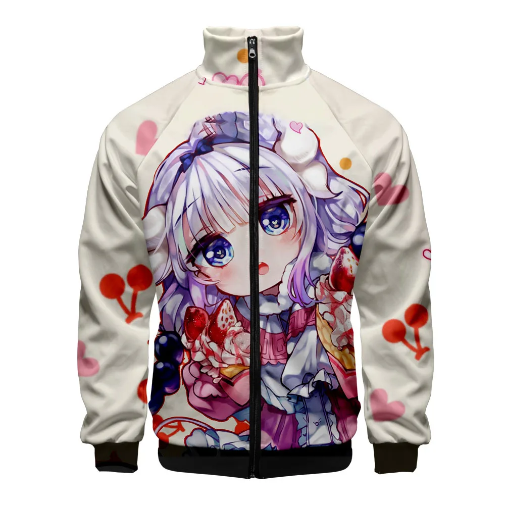 Кардиган с воротником-стойкой на молнии для косплея