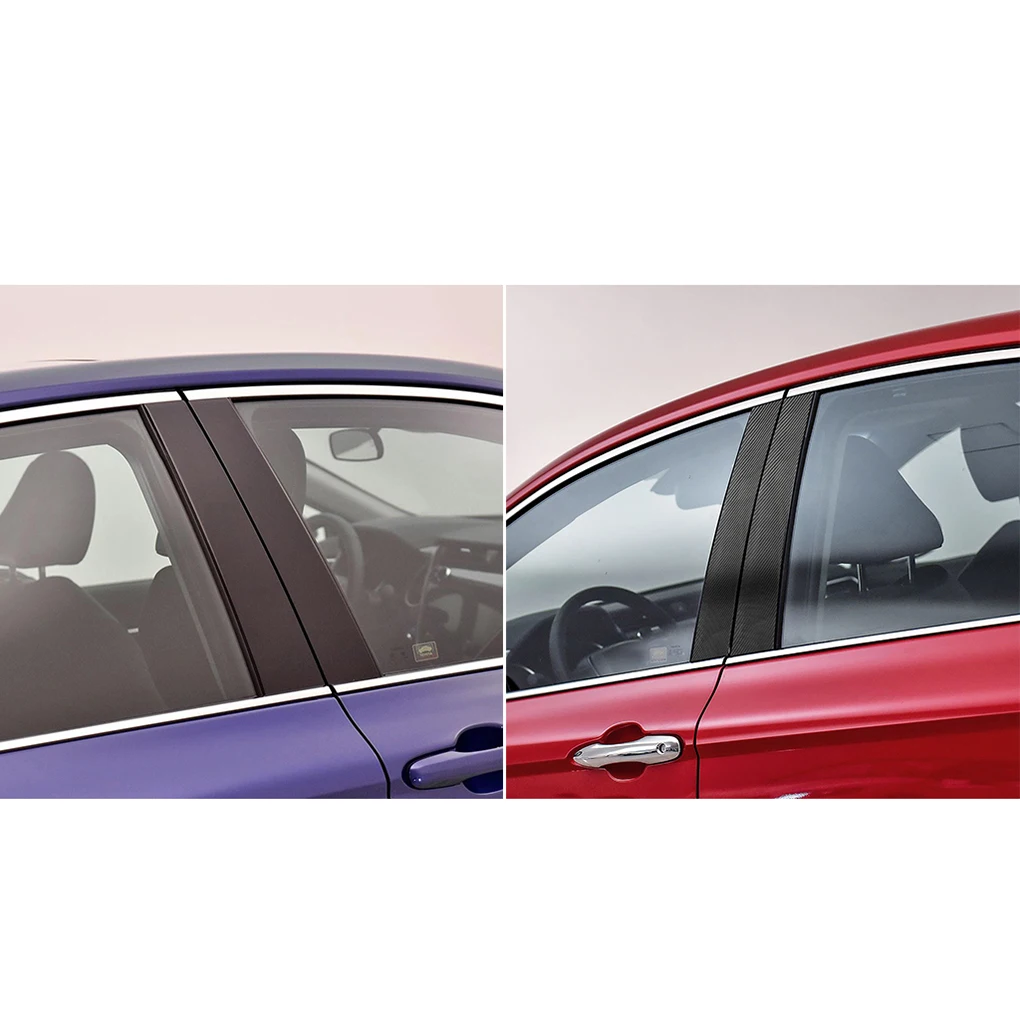 

Replacement For Toyota Camry 2018-2019 8pcs/set Window Column B Pillar Cover Carbon Fiber Decor