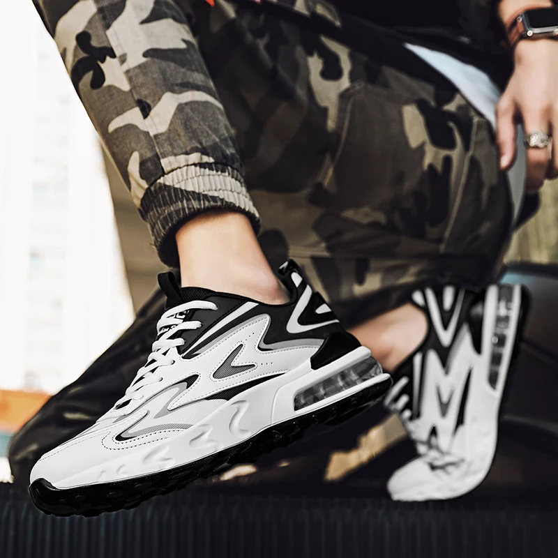 

Men's Mesh Sneakers Fashion Sport Sneakers Air Shoes Streetwear Casual Men 2020 Mens Sneackers Man Spring For Running Teen