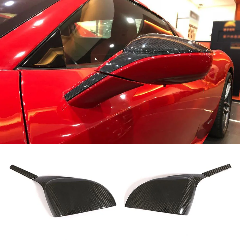 Зеркало заднего вида крышки для Ferrari 458 2010 2015 зеркала из углеродного волокна