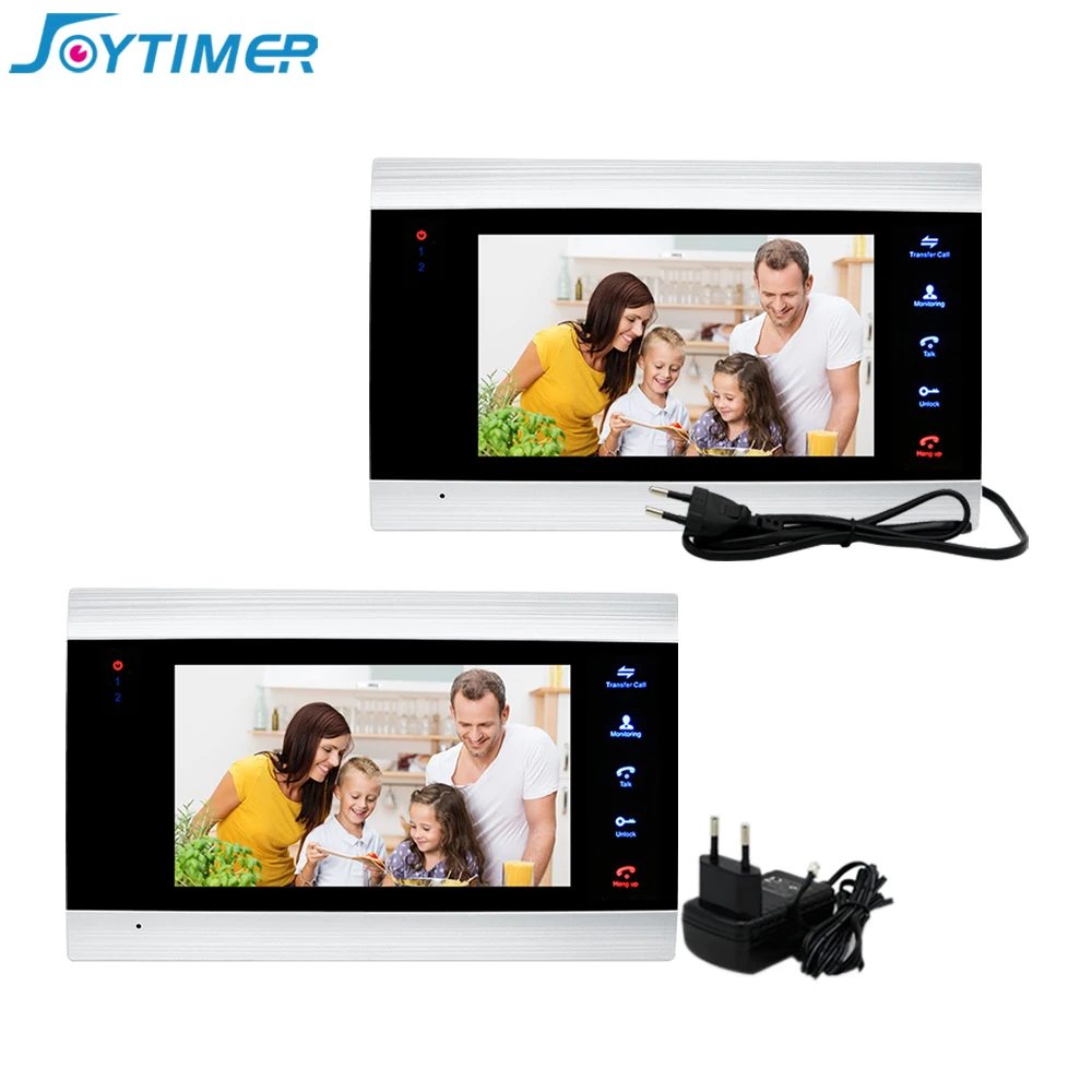 Домашний видеодомофон Joytimer 1200TVL видеозвонок камера для квартиры 7-дюймовый