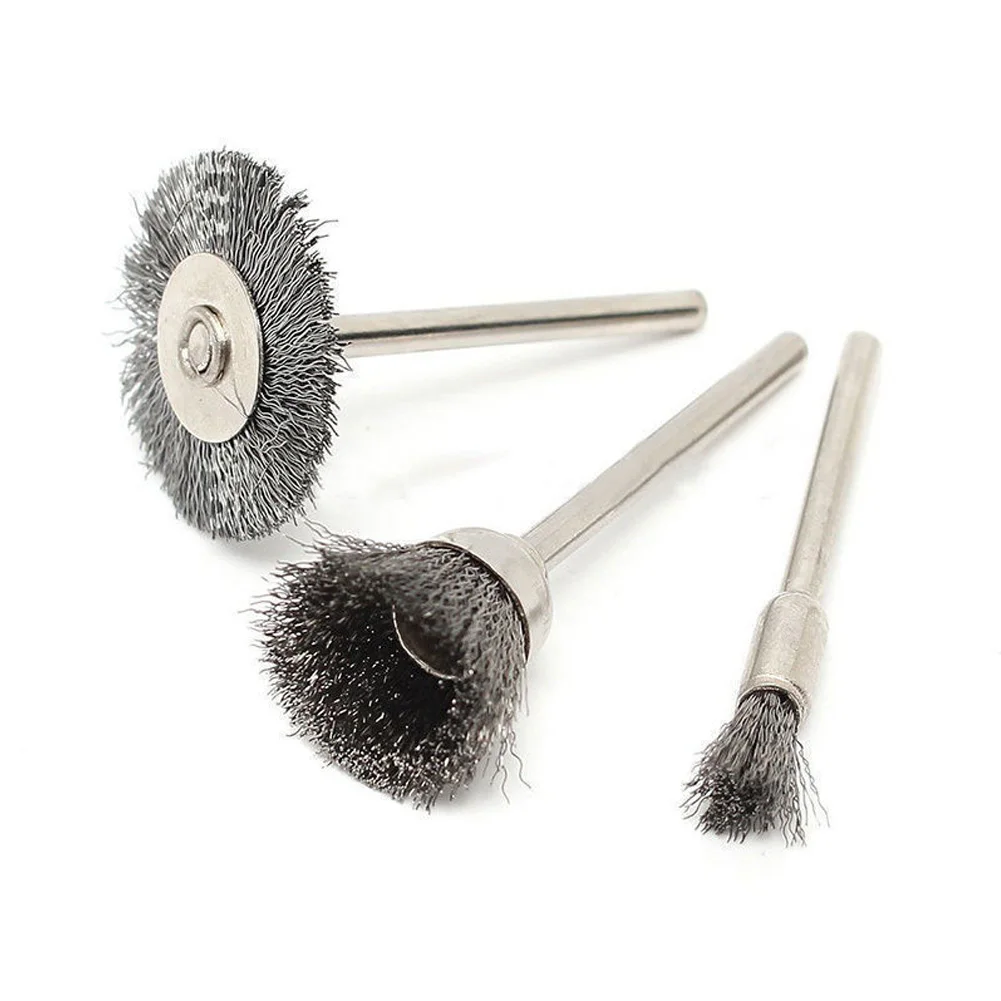 

45pcs Dust Set Rotary Rust Remover Wheel Steel Wire Polishing Cleaning Tools Accessories Car Mix