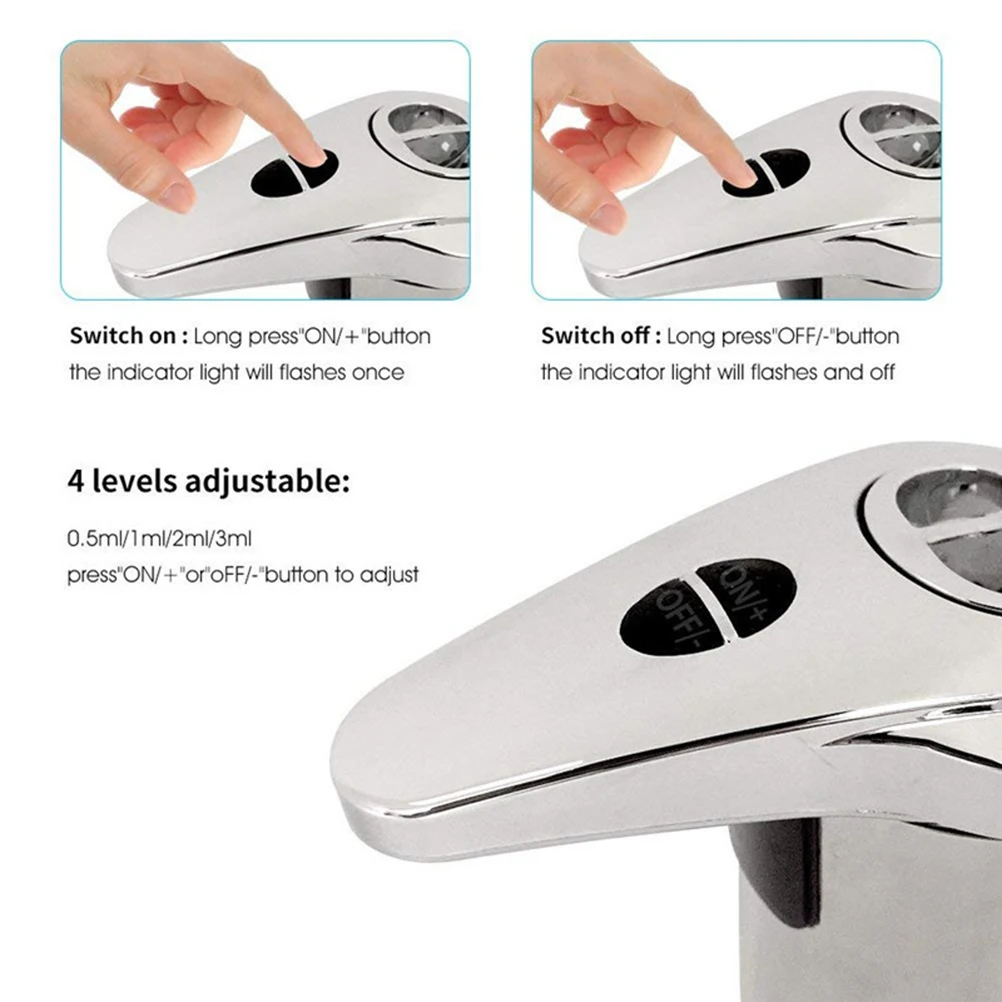 250 мл Автоматический Дозатор Мыла Бесконтактный датчик из нержавеющей стали