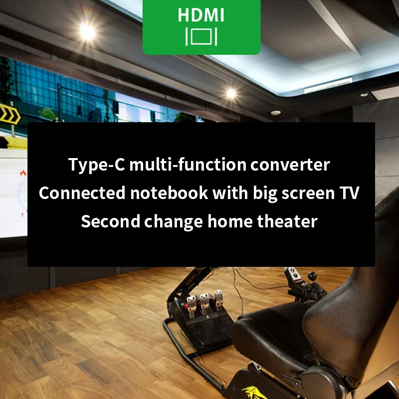 4in1Type-C к HDMI USB2.0 3,0 PD Многофункциональный узловой центр для смартфона компьютера HDTV для Macbook huawei Mate10 20 P20 samsung S8