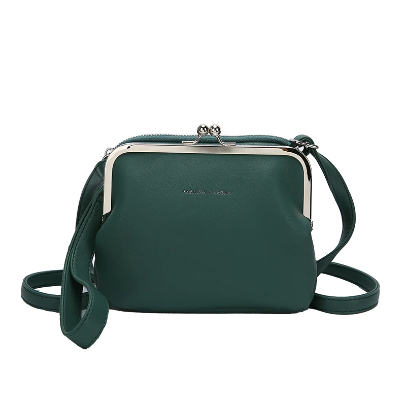 

Simple Vintage Style Small PU Leather Crossbody Bag for Women 2021 Branded Designer Shoulder Handbags Female Trend Hand Bag