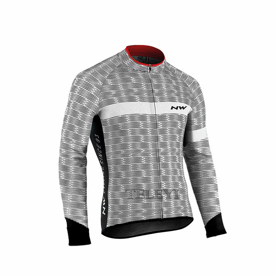 North Wave комплект одежды для велоспорта с длинными рукавами, NW Pro Team Jersey, мужской дышащий костюм, спортивная одежда для езды на горном велосипеде - Цвет: 20