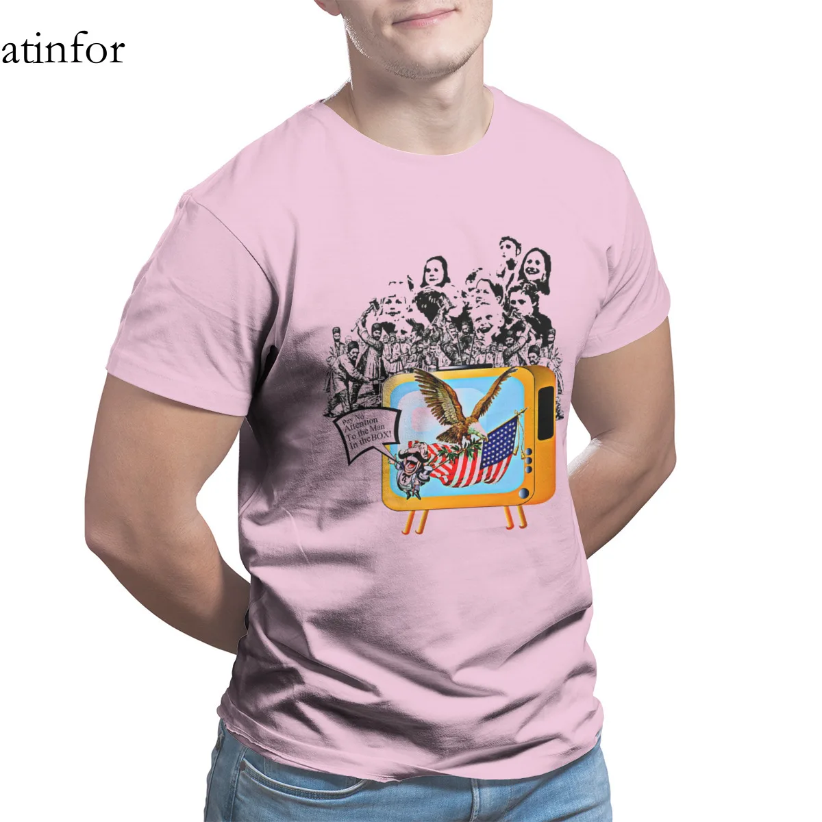 

Trending On False Reality T-Shirt 100% Cotton Funny Tops Round Collar Hip-Hop Mens Clothes 27924
