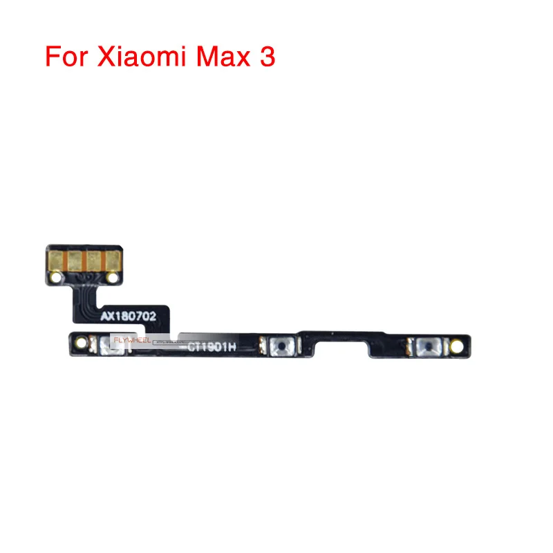1 шт для Xiaomi Mi Max на возраст 1, 2, 3, кнопка регулировки громкости источник энергии Переключатель Вкл/Выкл кнопка гибкий кабель, сменные детали