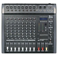 professional 8 channel stage dj sound system mixer console with audio amplifier pmx808d