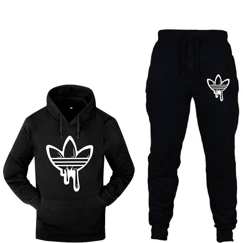 2 шт. Повседневная куртка на молнии спортивный костюм брюки осень зима мужские