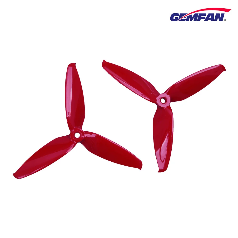 4Pair Gemfan Flash 5552 5.5X5.2X3 3-Blade PC Propeller for RC FPV Racing Freestyle Long Range Drones 2205 2306 Replacement Parts | Игрушки и