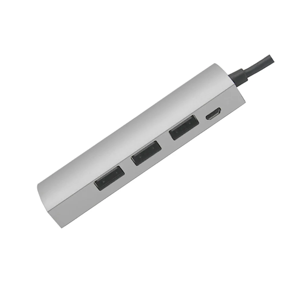 

4-Port USB 3.0 Hub Adapter Typc-C Ultra-Slim Data USB Hub for Type C PC Flash Drive Mobile Phone Laptops