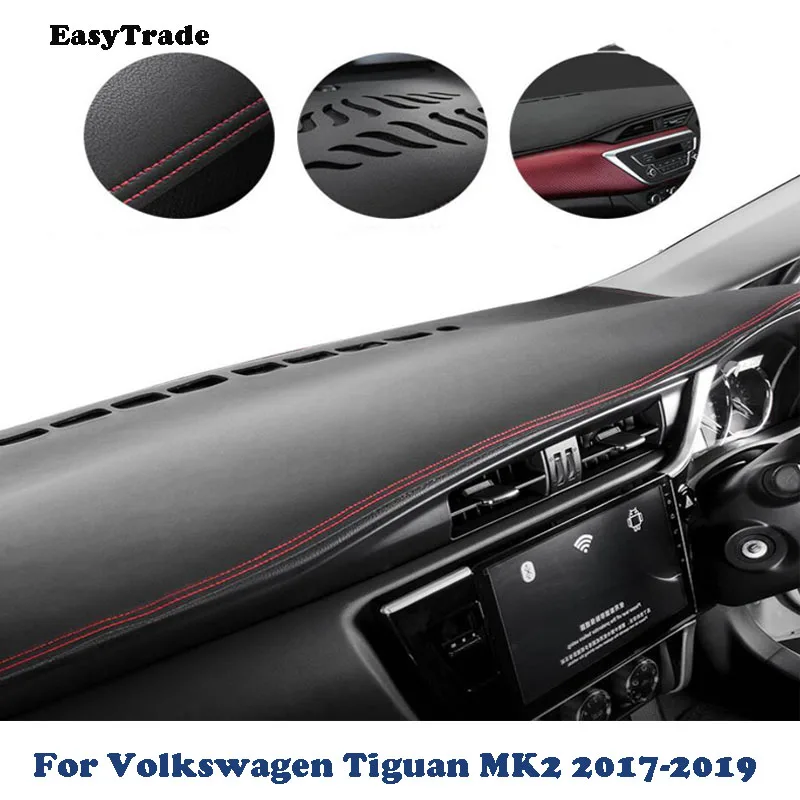 

Правая рука водителя кожаный Dashmat Dash коврик солнцезащитный чехол для приборной панели Volkswagen VW Tiguan MK2 аксессуары 2017 2018 2019