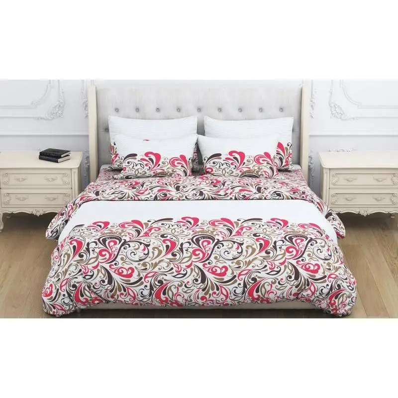Комплект постельного белья полутораспальный Amore Mio Fantasy красный | Дом и сад