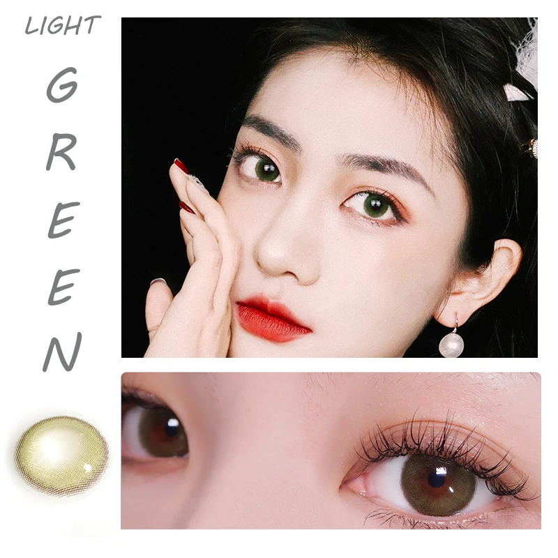 Цвет ed контакты/круг линзы 2 шт./пара синего цвета контактные для глаз