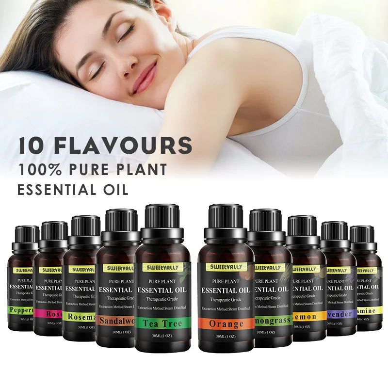 30 мл набор ароматических эфирных масел для ароматерапии спа-ванны массаж уход за