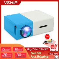 vchip yg300 mini projector led proyector for home full hd supports 1080p tv portable theater media video player free shipping