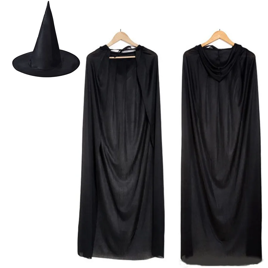 Накидка на Хэллоуин для детей и взрослых воротник-стойка накидки костюм макияжа