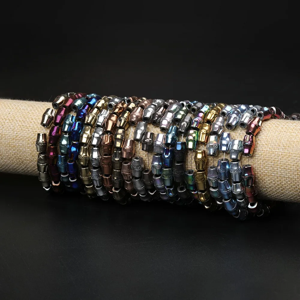 

Бусины из черного гематита, для изготовления ювелирных изделий