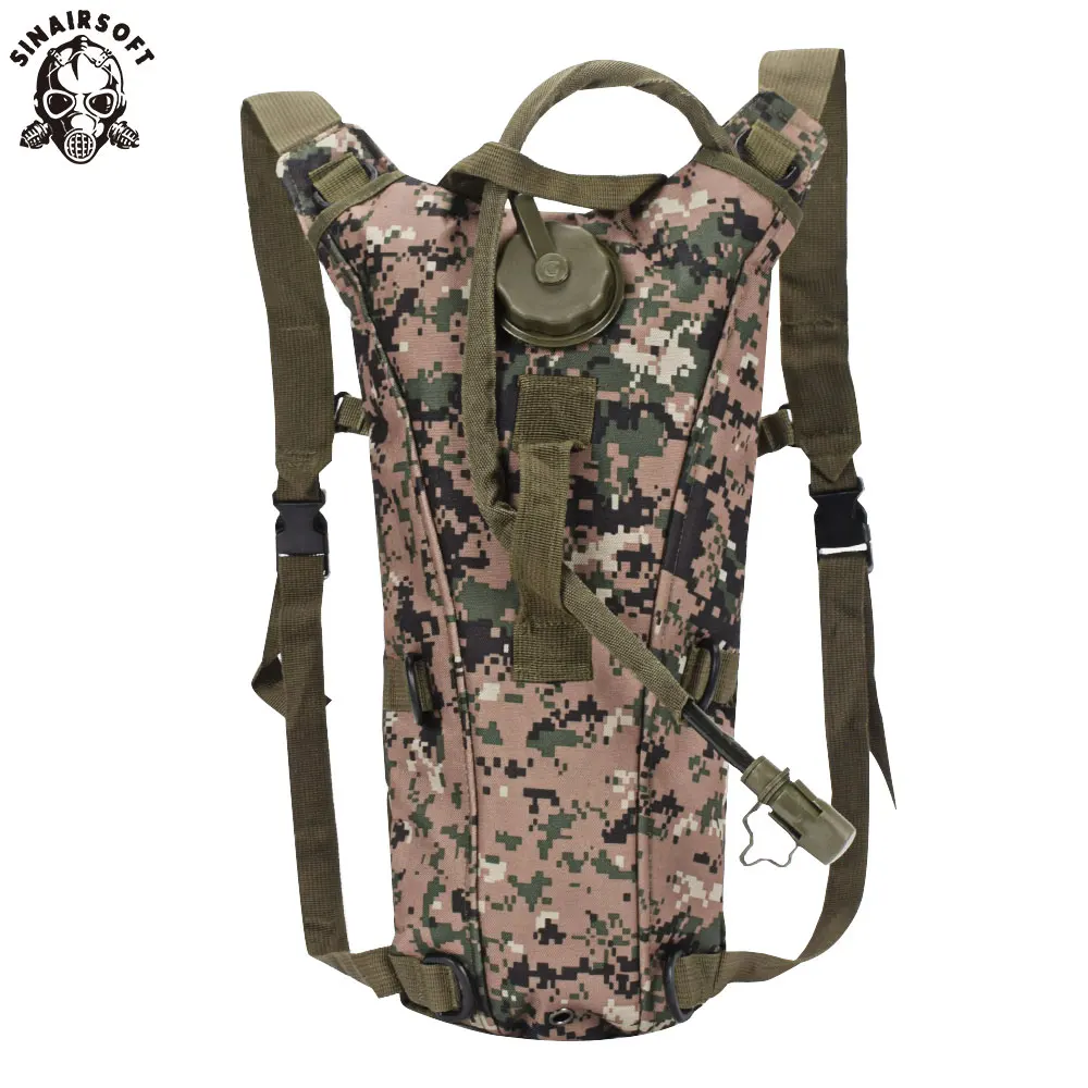 SINAIRSOFT 3L Тактический гидратационный Рюкзак Molle военный походный нейлоновый верблюжий водный мочевой пузырь сумка LY0030