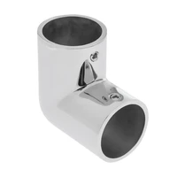 1pcs boat 78 marine 316 stainless steel 78 inch22mm 2 way hand rail tee fitting 90 degree elbow tube