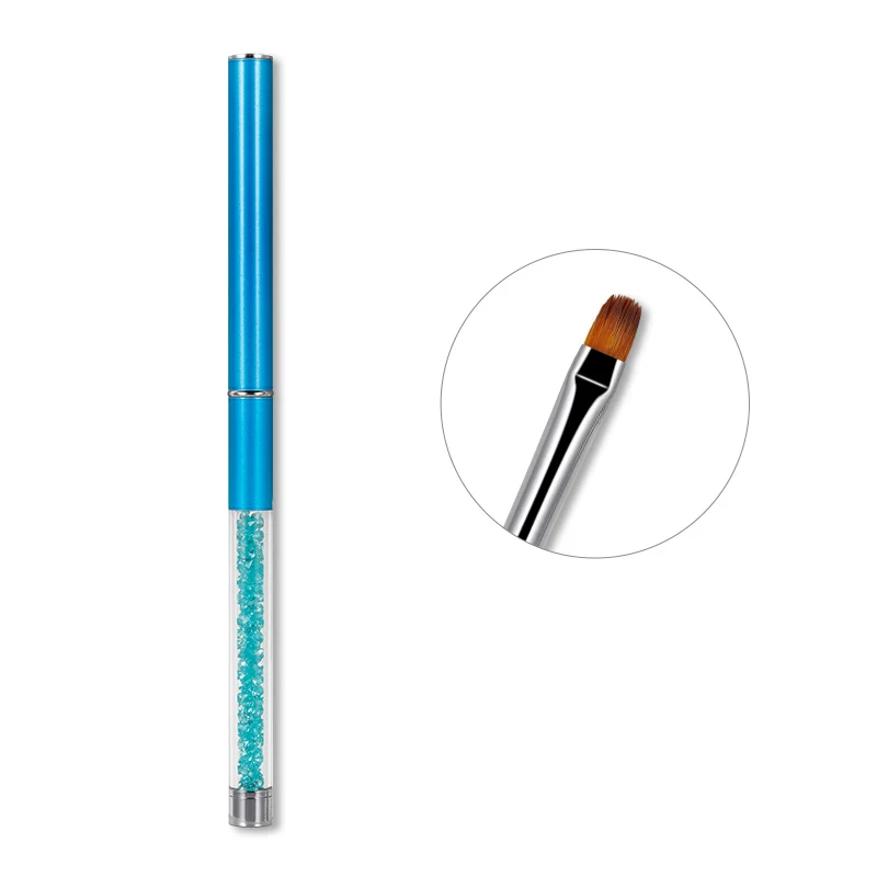 1PCS acrylic brush ROSALIND кисточки для геля лака для ногтей декорация акрилового порошка ручка линия живопись кисти для ногтей для дизайна ногтей Маникюрные наборы инструментов - Цвет: 1PCS acrylic brush