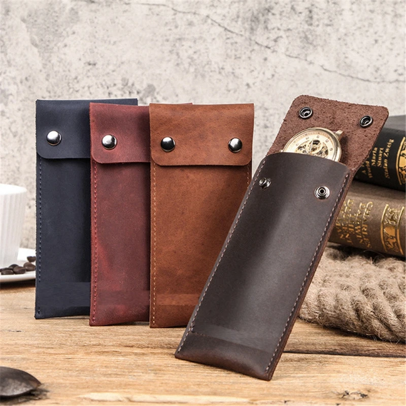 Коробка для часов из натуральной кожи в стиле ретро портативная дорожная сумка