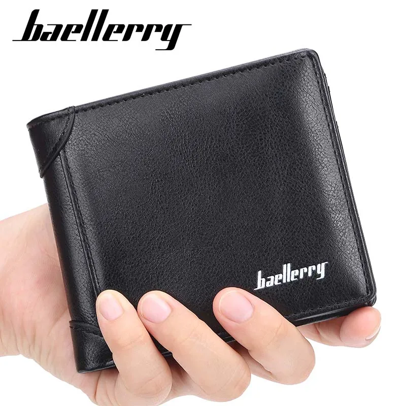Baellerry Брендовые мужские короткие кошельки 2019 известные бренды из искусственной