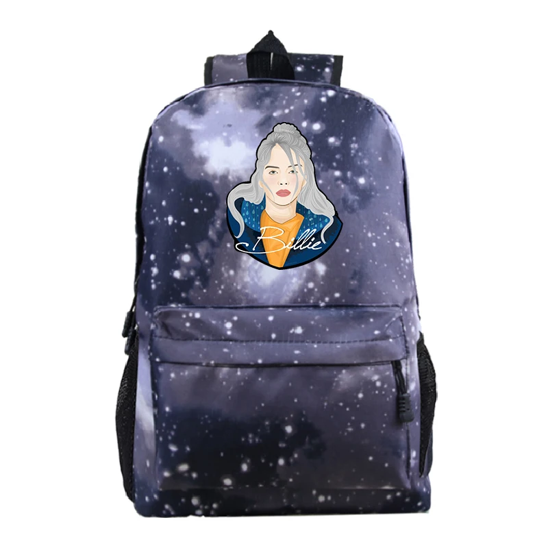 Billie Eilish рюкзаки сумка школьные ранцы для мальчиков девочек дорожные сумки подростковый рюкзак для ноутбука модный нейлоновый Mochila Bolsa Escolar