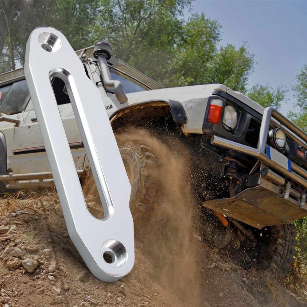 13000lbs трос лебедки руководство Hawse алюминиевый Fairlead для внедорожных 4WD 12 мм