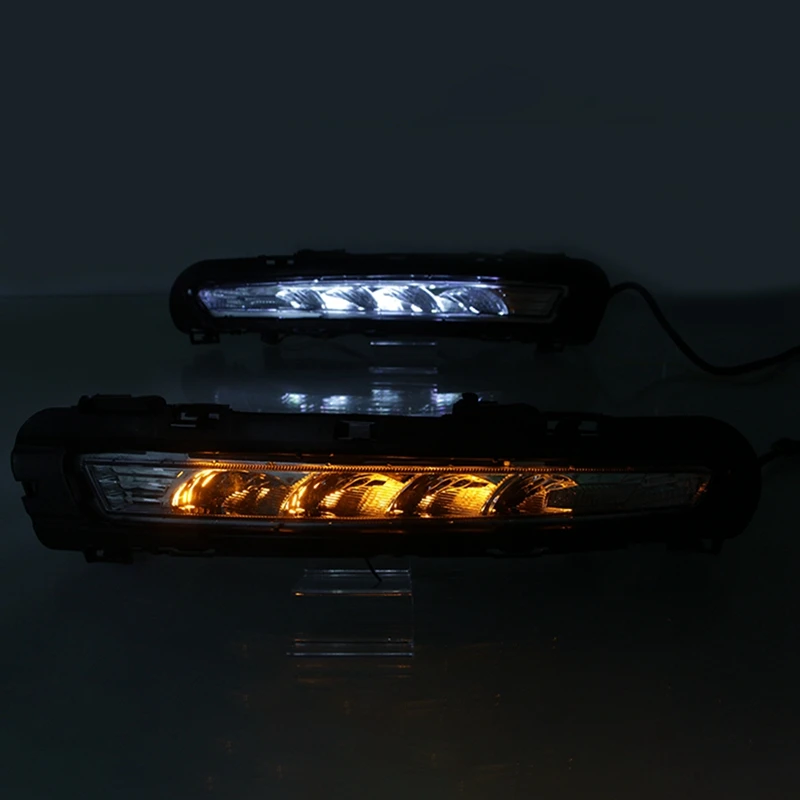 Автомобиль мигает 1 пара для Ford Mondeo Fusion 2011 2012 2013 Led Drl дневные ходовые огни