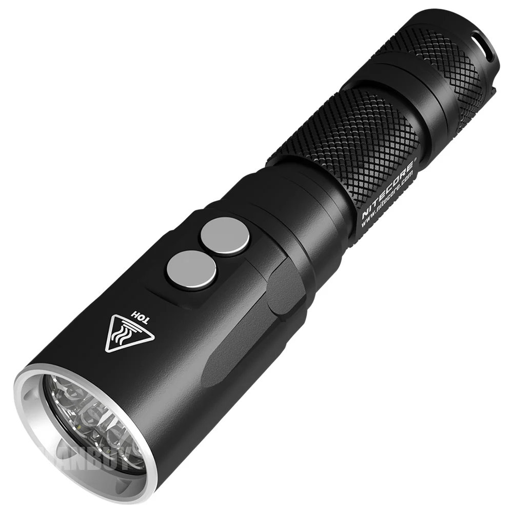 Фото Nitecore DL20 100 метра погружной Дайвинг светильник 1000 LMs благодаря светодиоду CREE XPL HI V3 белого цвета + красные светодиоды вспышки светильник водон... №3