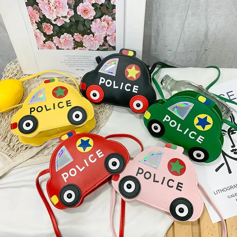 Новая милая детская сумка с мультяшным автомобилем кошелек для монет через плечо